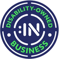 Disability:IN Disability-Owned Business Enterprise (DOBE) logo.