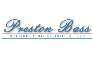 Preston Bass Interpreting Services, LLC logo.