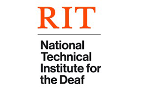 RIT | National Technical Institute for the Deaf logo.