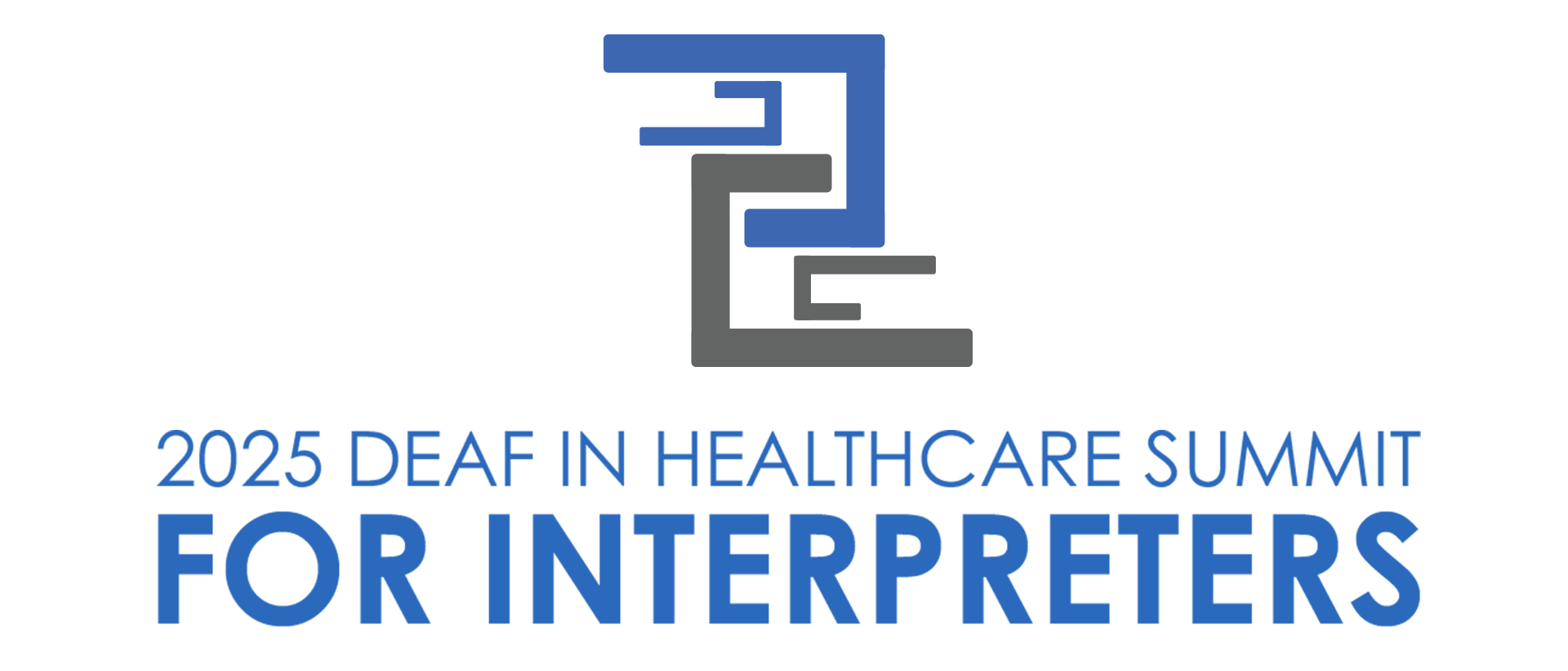 2025 Deaf in Healthcare Summit for Interpreters logo.