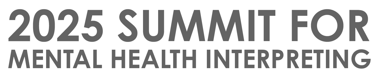 2025 Summit for Mental Health Interpreting