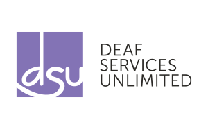 Deaf Services Unlimited logo.