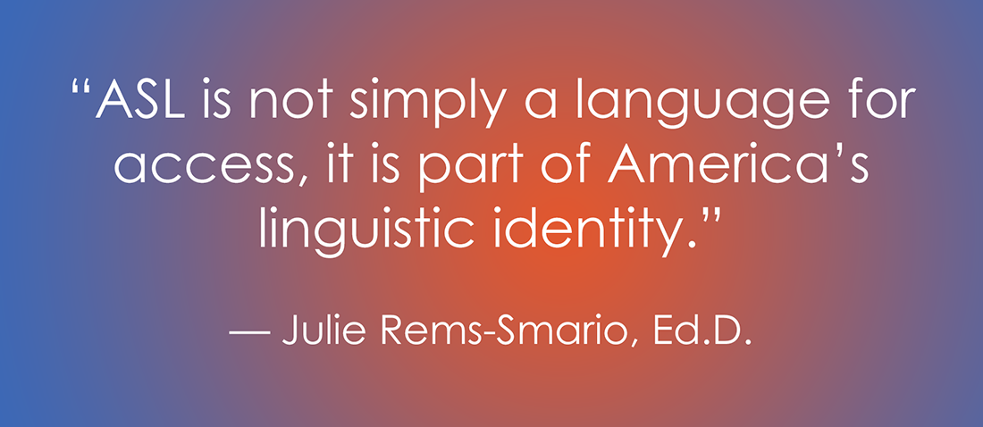 Full Linguistic Citizenship: Why ASL is Essential for Access in Every Area of Life