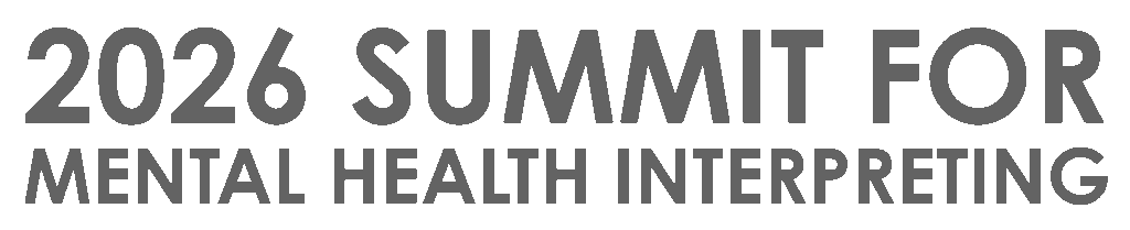 2026 Summit for Mental Health Interpreting logo