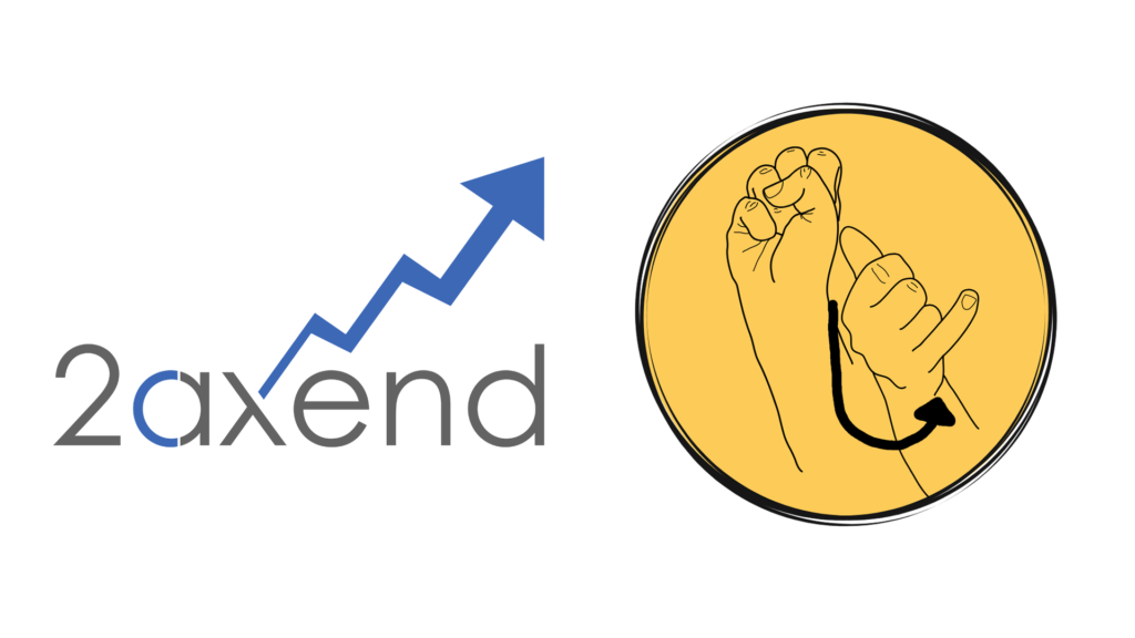 2axend and Signplaying logos.