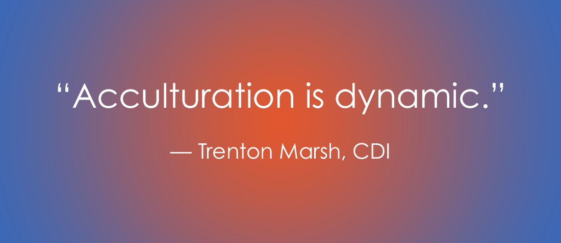 The Power of Three Words: Acculturation is Dynamic.